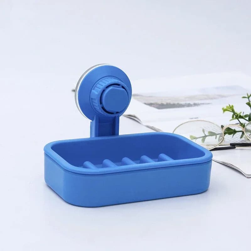 Porte savon dans la douche - soleil bleu