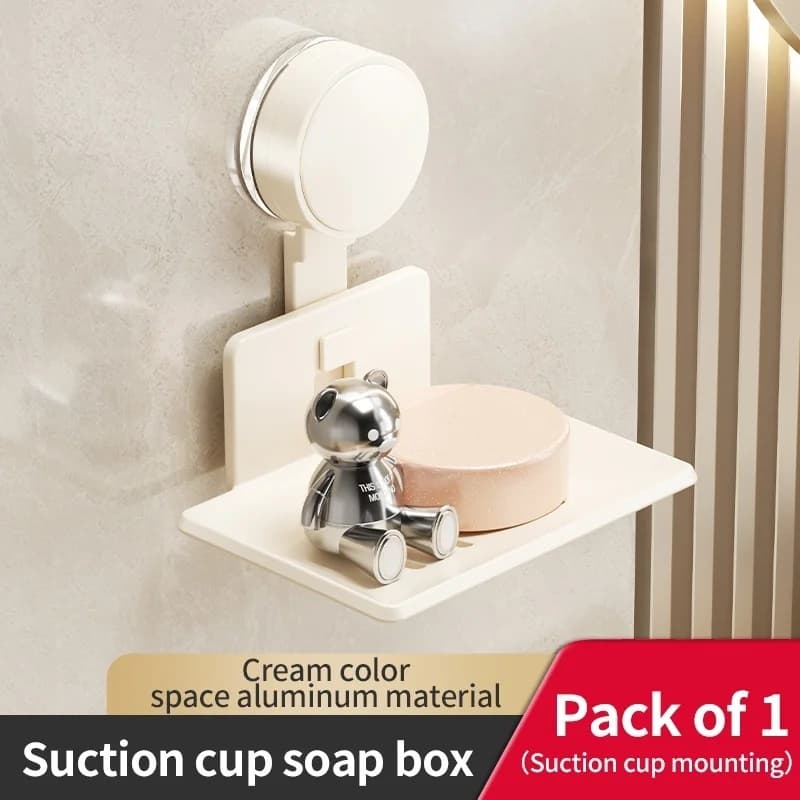 Porte savon mural - doux nuage blanc