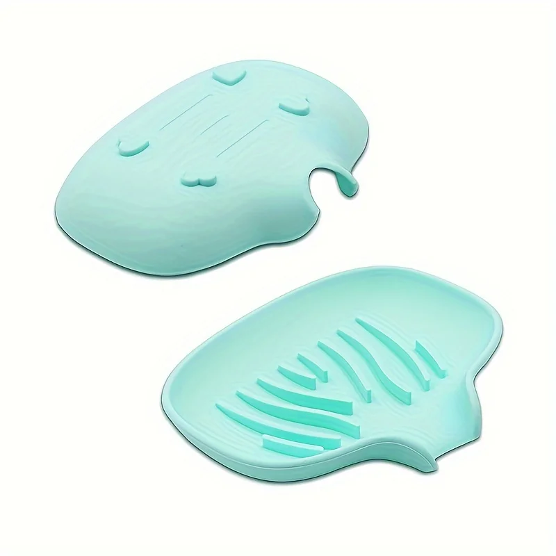 Porte savon douche - éclat turquoise