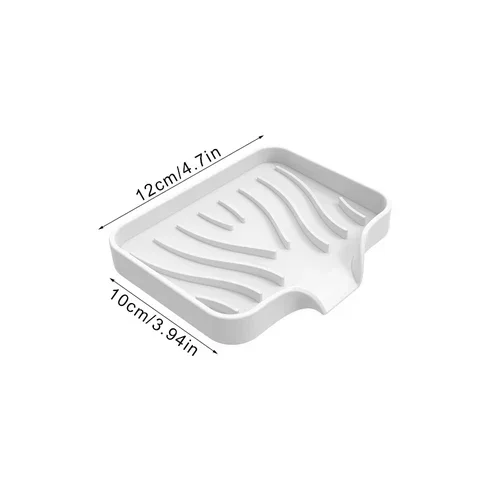 Porte savon pour salle de bain - plat zigzag éclair