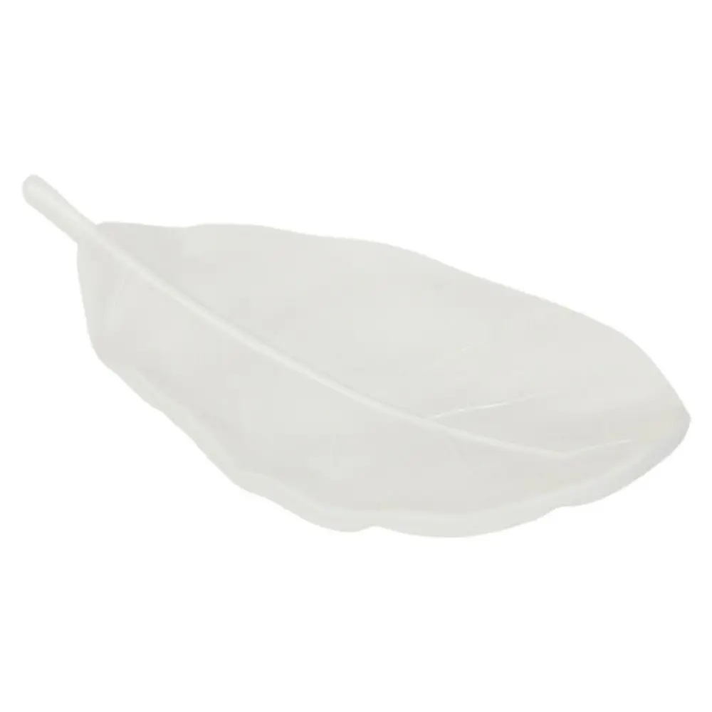 plat feuille blanche