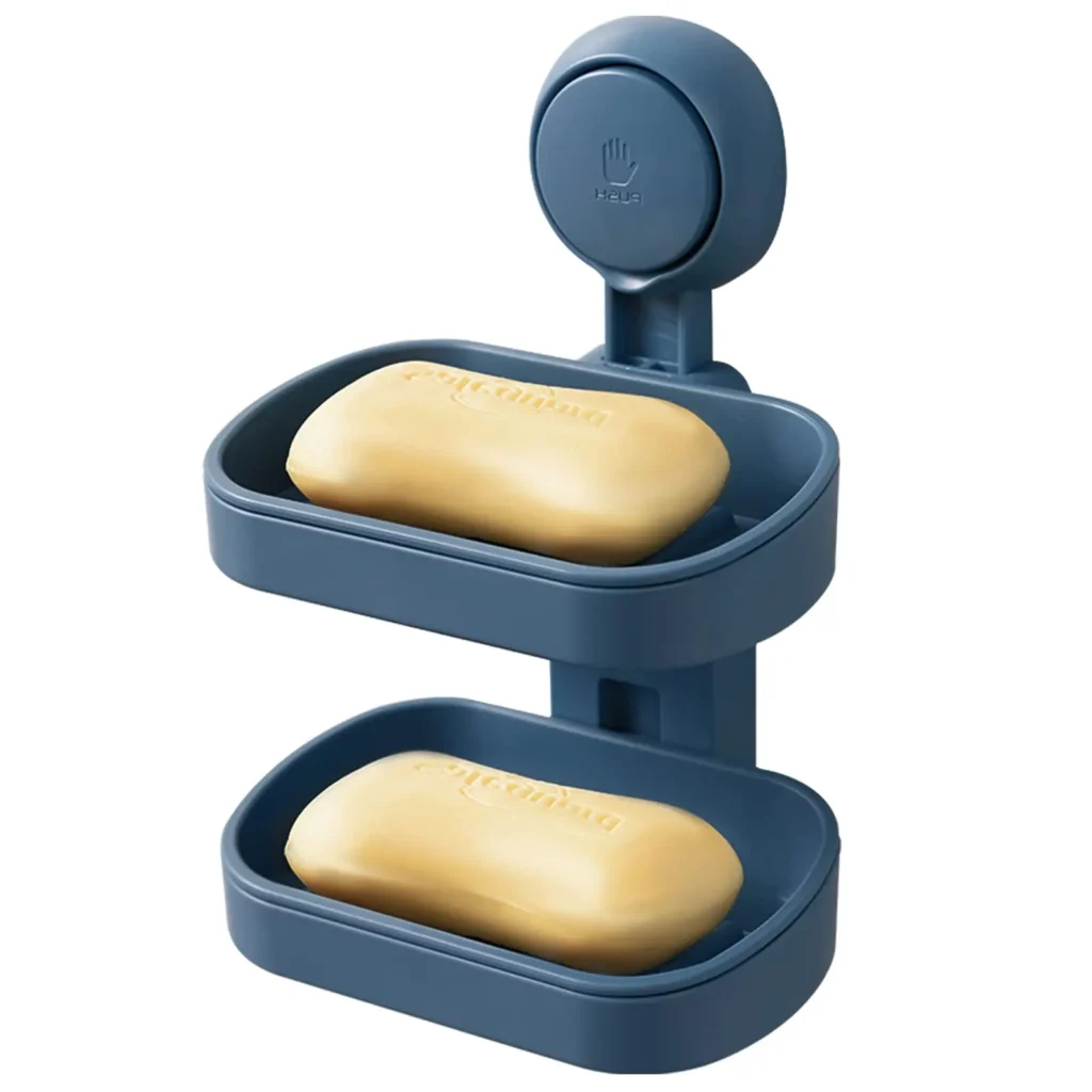porte-savon à double compartiment élégant