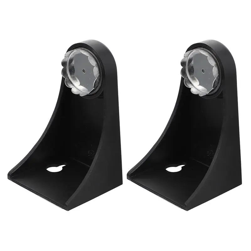 supports d'angle en plastique noir