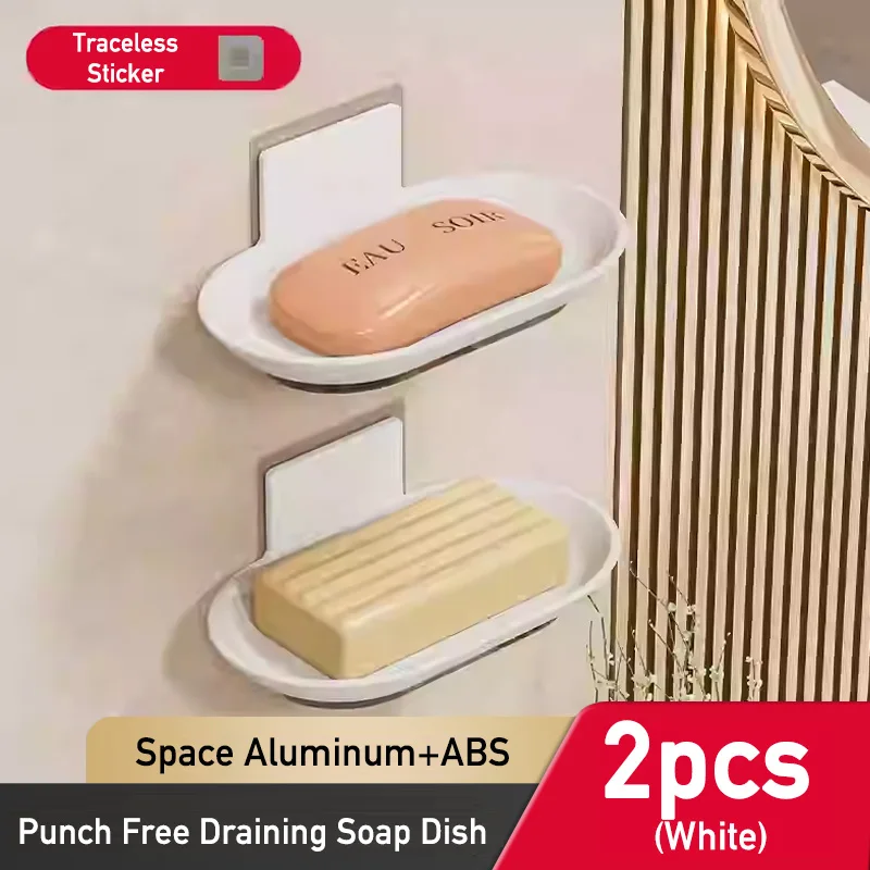 porte savon pour barre de douche